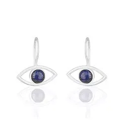 evil eye Ohrringe in Silber