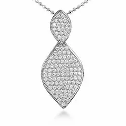 Zirkon Anhänger aus Silber