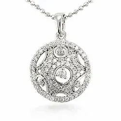 Zirkon Anhänger aus Silber