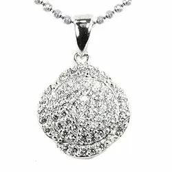 Zirkon Anhänger aus Silber