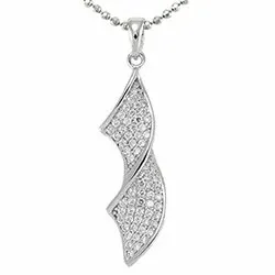 Zirkon Anhänger aus Silber