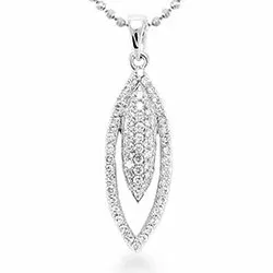 Zirkon Anhänger aus Silber
