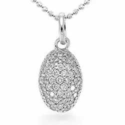 Ovaler Anhänger aus Silber