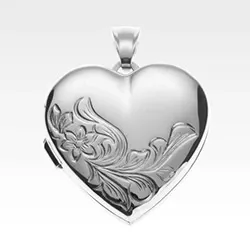 Herz Medaillon aus Silber