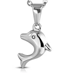 Delfin Anhänger aus Stahl
