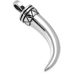 Horn Anhänger aus Stahl