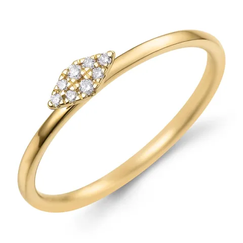 Diamant Ring in 9 Karat Gold 0,05 ct - Simple Diamonds