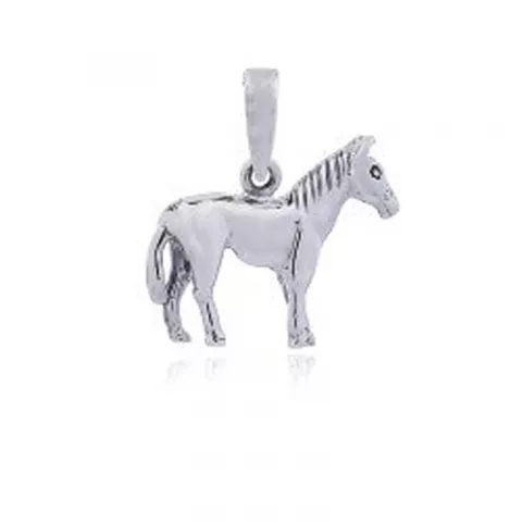 Elegant Pferde Anhänger aus Silber