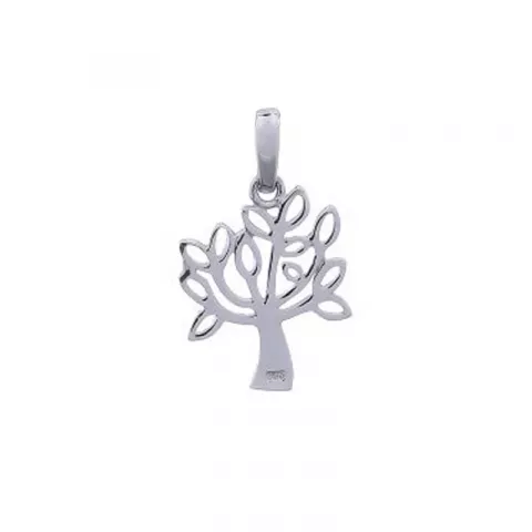 Elegant Lebensbaum Anhänger aus Silber