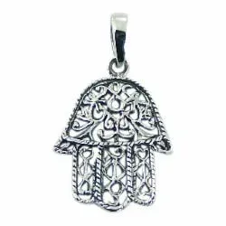 Elegant Hamsas Hand Anhänger aus Silber