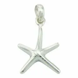 Seestern Anhänger aus Silber