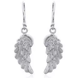 Flügel Ohrringe in Silber