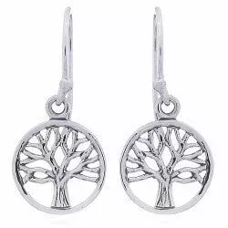 Kleinen Lebensbaum Ohrringe in Silber