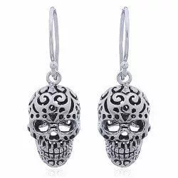 Geistig Totenkopf Ohrringe in Silber