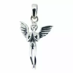 Engel Anhänger aus rhodiniertem Silber
