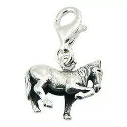 Klein Pferd Charm Anhänger aus Silber 