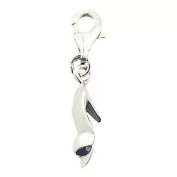 Elegant Schuh Charm Anhänger aus Silber