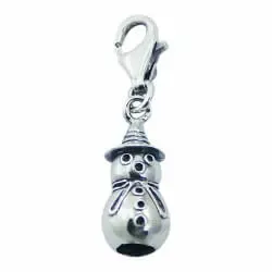 Schneemann Charm Anhänger aus Silber