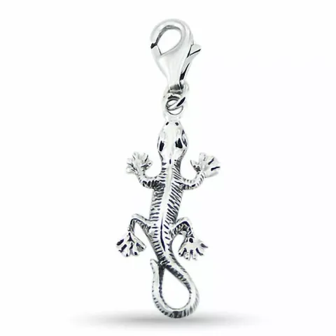 Eidechse Charm Anhänger aus Silber