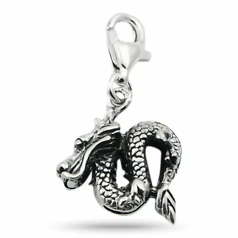 Chinesisch Drachen Charm Anhänger aus Silber 