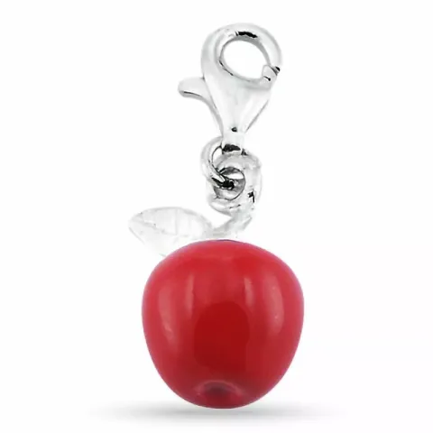 Apfel Charm Anhänger aus Silber 