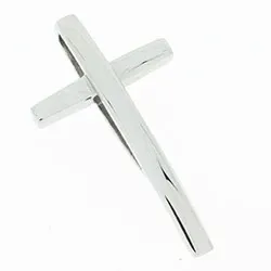 Hard Steel Kreuz Anhänger in Edelstahl