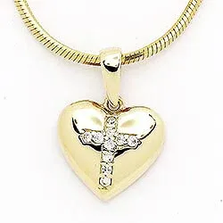 Herz Anhänger aus 14 Karat Gold
