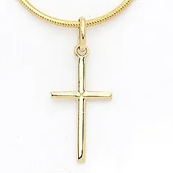 Kreuz Anhänger aus 14 Karat Gold