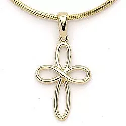 Kreuz Anhänger aus 14 Karat Gold