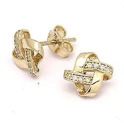 Ohrstecker in 14 Karat Gold mit