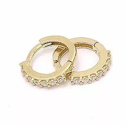 Kreolenohrringe in 14 Karat Gold mit