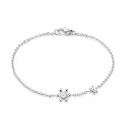 Aagaard Blume Armband in Silber