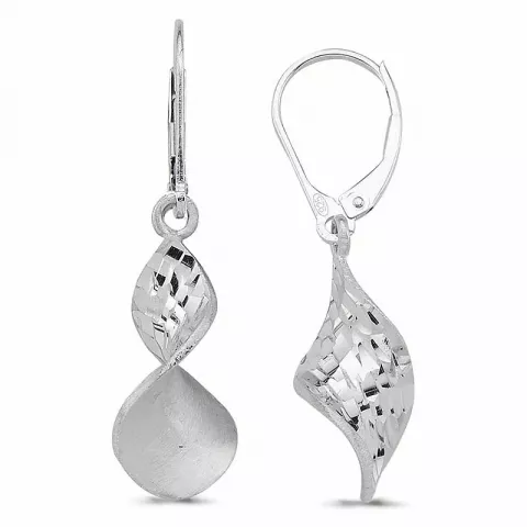 Schraube Ohrringe in Silber