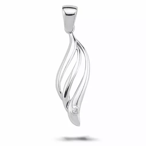 Zirkon Anhänger aus Silber