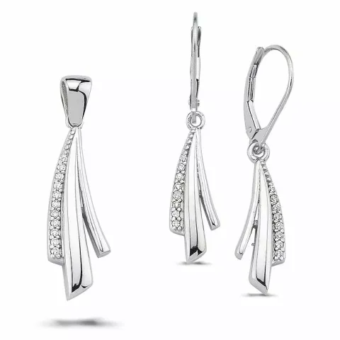 Set aus Silber ohne Halskette