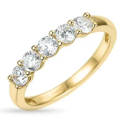 Zirkon Ring aus 9 Karat Gold