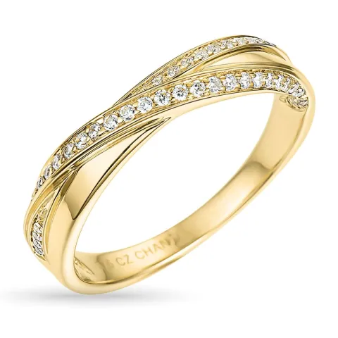 Zirkon Ring aus 9 Karat Gold