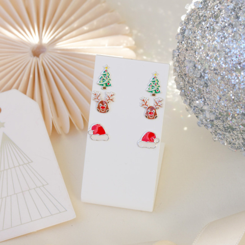 Weihnachten Kinderohrringe in Silber - Little Ones