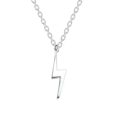 Blitz Halskette mit Anhänger aus Silber