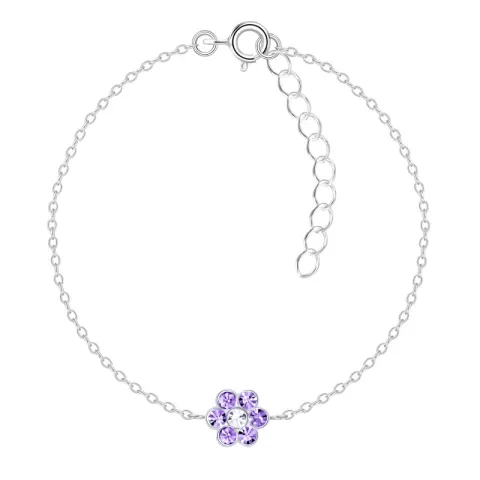 Blumen Kinderarmband aus Silber - Little Ones