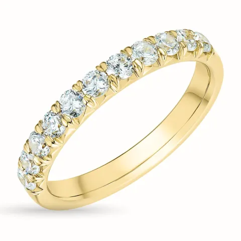 Zirkon Goldring aus 9 Karat Gold