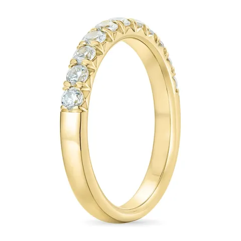 Zirkon Goldring aus 9 Karat Gold