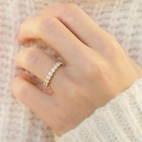 Zirkon Ring aus 9 Karat Gold