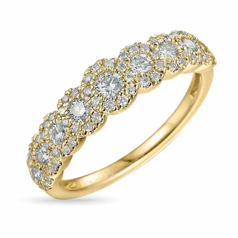 Brillant Diamantring in 14 Karat Gold 0,56 ct