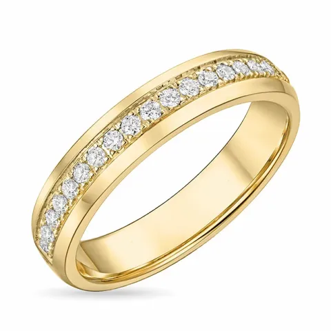 Diamantring in 14 Karat Gold 0,21 ct