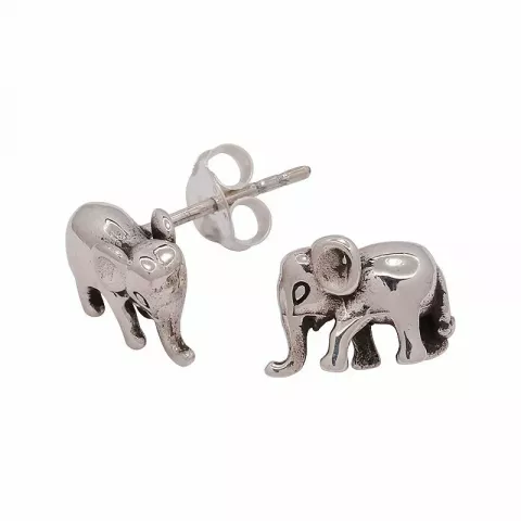 Preiswerten Elefant Ohrstecker in Silber
