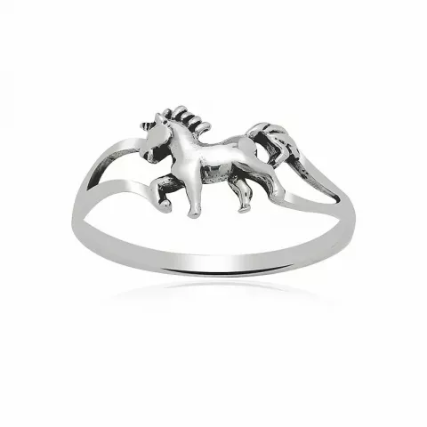 Einhorn Ring aus Silber