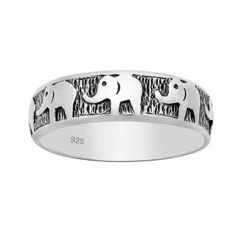 Elefant Ring aus Silber