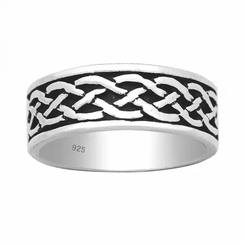 Geflochtenes Ring aus Silber