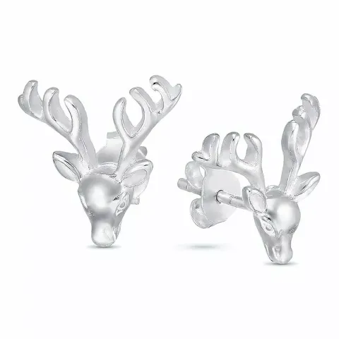 Rentier Ohrringe in Silber